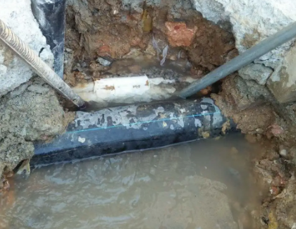 海棠测漏水之水管漏水